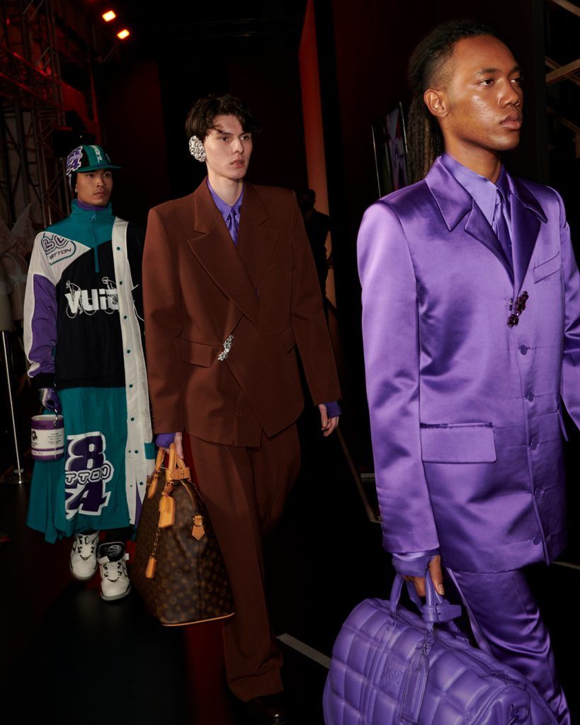 Backstage with BTS at Virgil Abloh's Men's Fall-Winter 2021 Show in Seoul