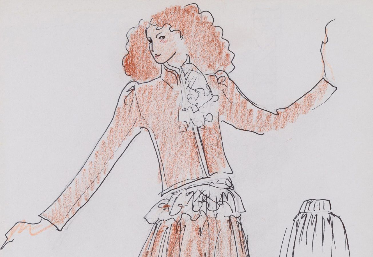 Karl Lagerfeld’s Sketches Are Going Under The Hammer at Sotheby’s This July