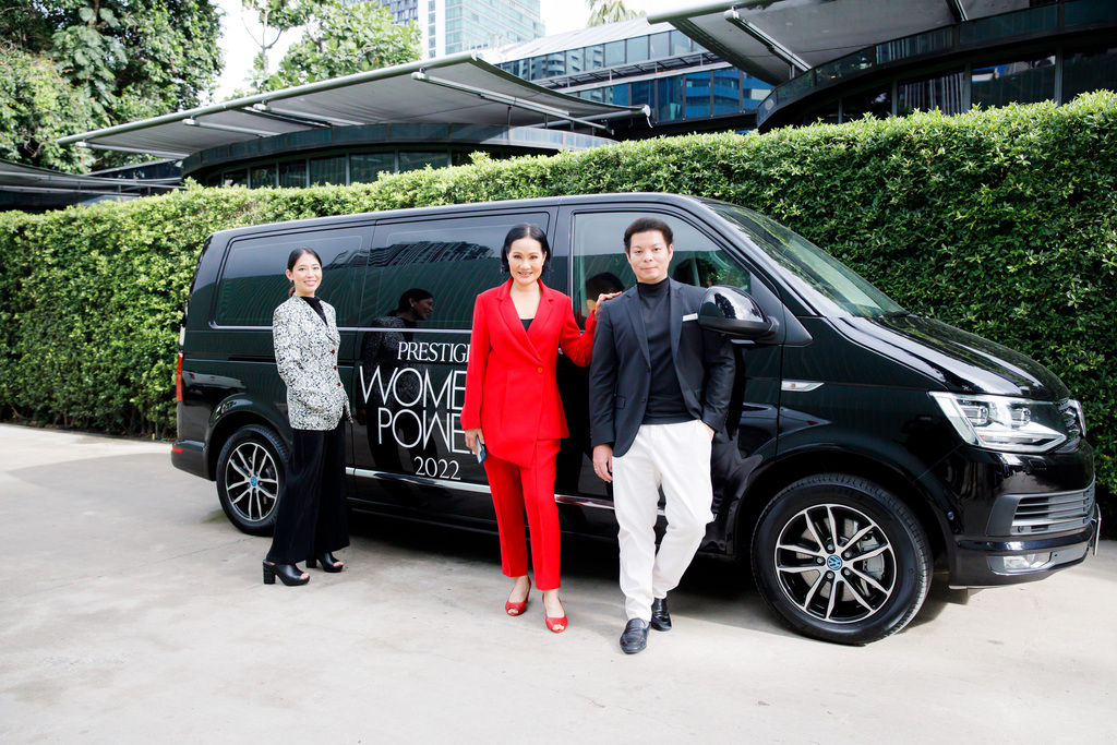 THAIYARNYON’s exclusive VW Caravelle Mother of Pearl glows at Prestige’s Women of Power 2022