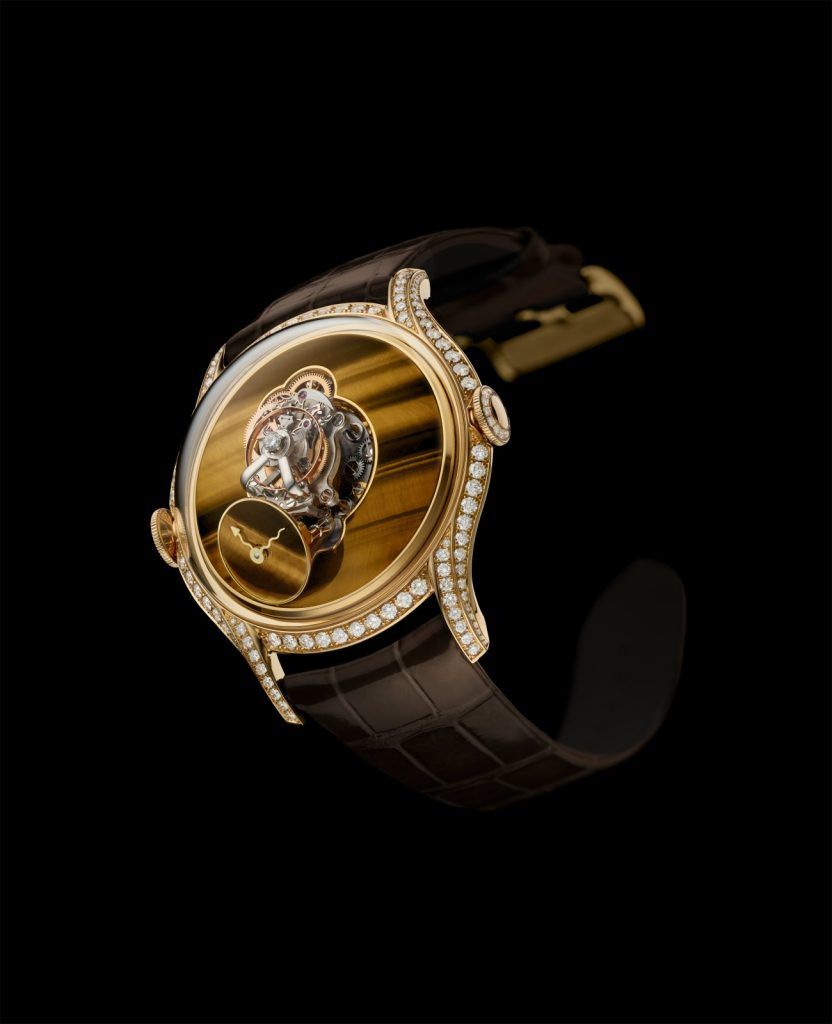 MB&F LM FLyingT with Tiger's Eye Dial