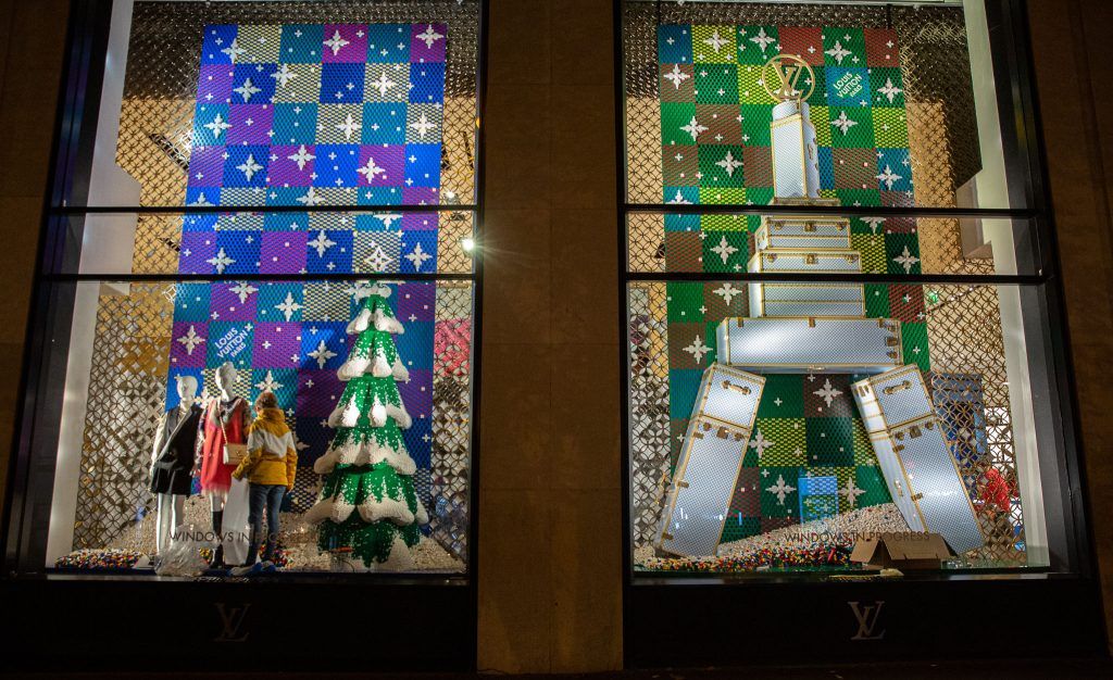 Louis Vuitton and LEGO Welcome the Holiday with Festive Store Displays