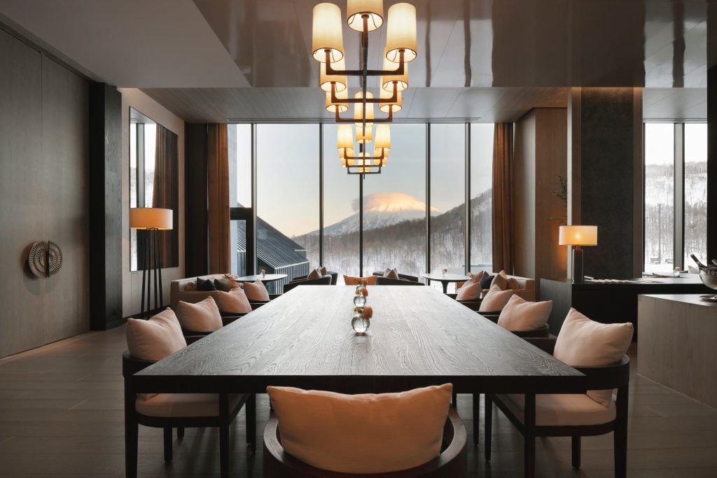 Mountain Lounge at Park Hyatt Niseko