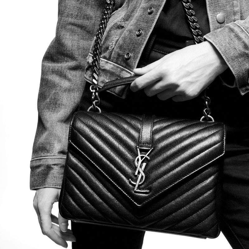 Saint Laurent introduces Takeaway Box Bag made of calfskin leather