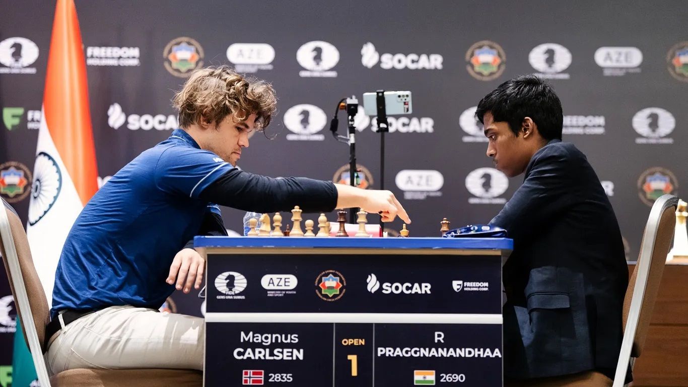 Asian Chess Championship: Rameshbabu Praggnanandhaa Beats Pranav Anand to  Moves Into Joint Lead - News18