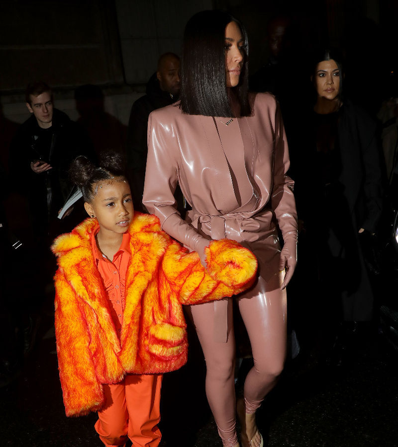 North West expensive fur coat