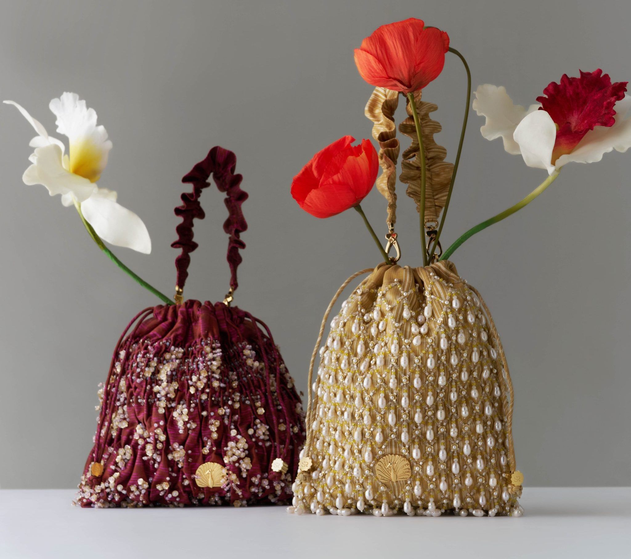 ICONCRAFT and SIRIVANNAVARI Launch Thai Silk Bag Collection  Hand Embroidered Thai Silk Bag main image 0