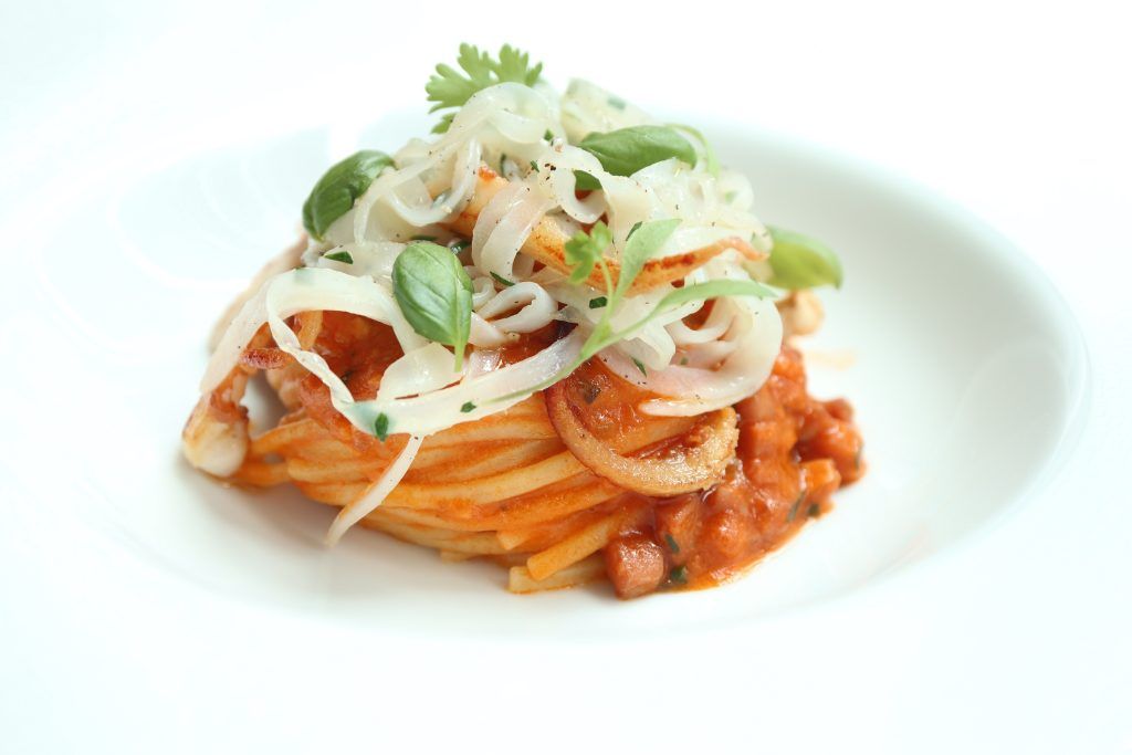 Sicilian sunday squid ragu