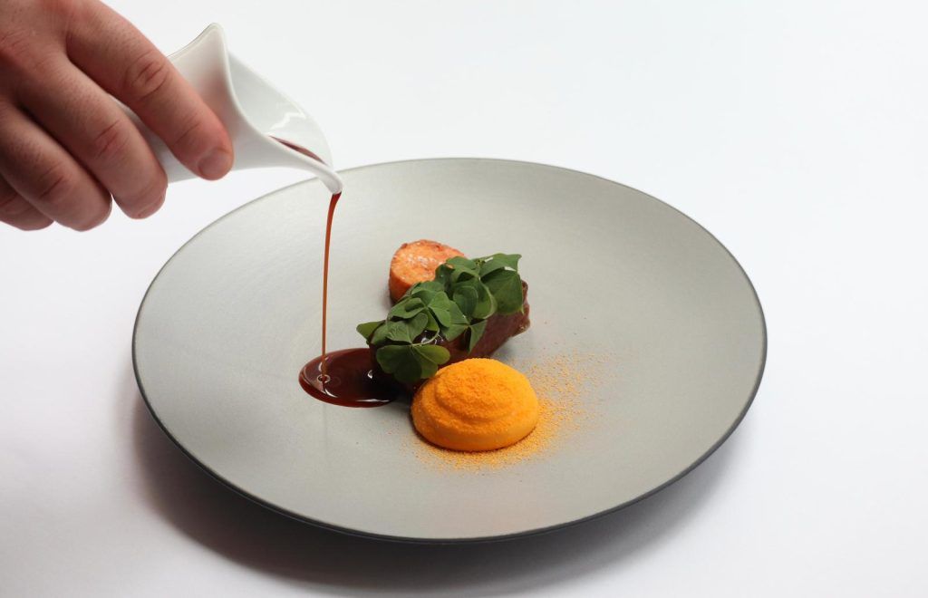 Slow cooked wagyu cheek