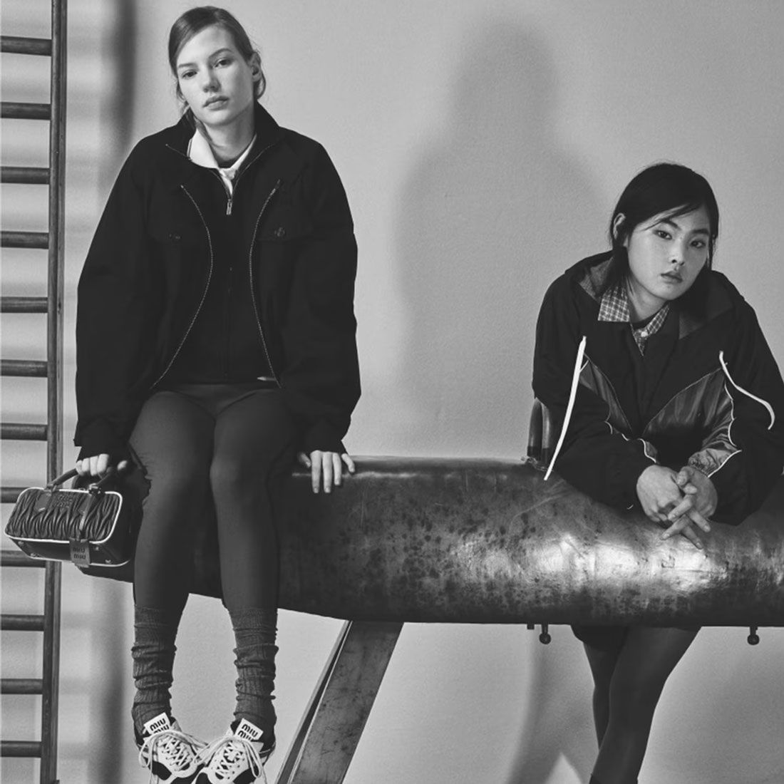 MIUMIU モッズケープ The Launch of The Miu Miu Gymnasium and Custom Studio