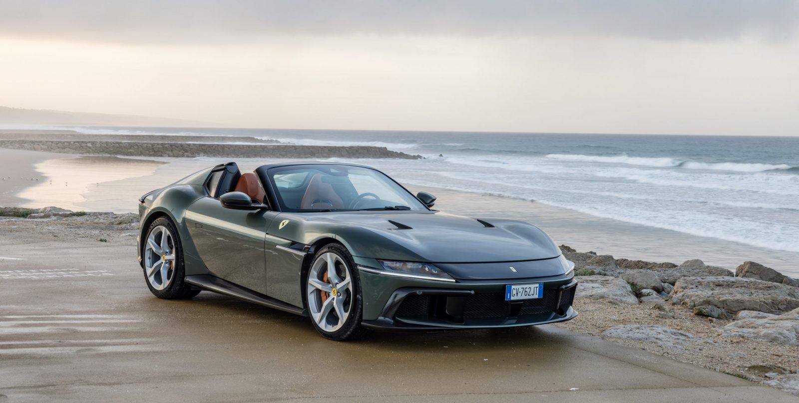 First Drive: Ferrari 12Cilindri Spider Hits the Road in Portugal