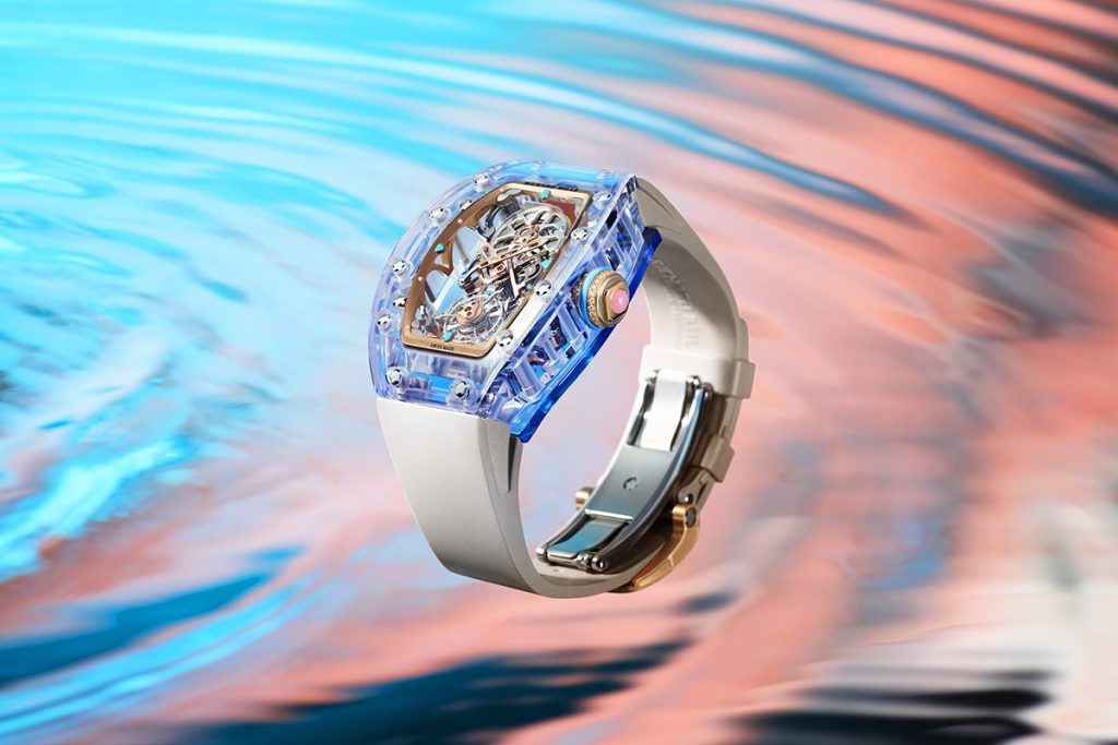 Richard Mille's New RM 75-01 Flying Tourbillon Sapphire Collection