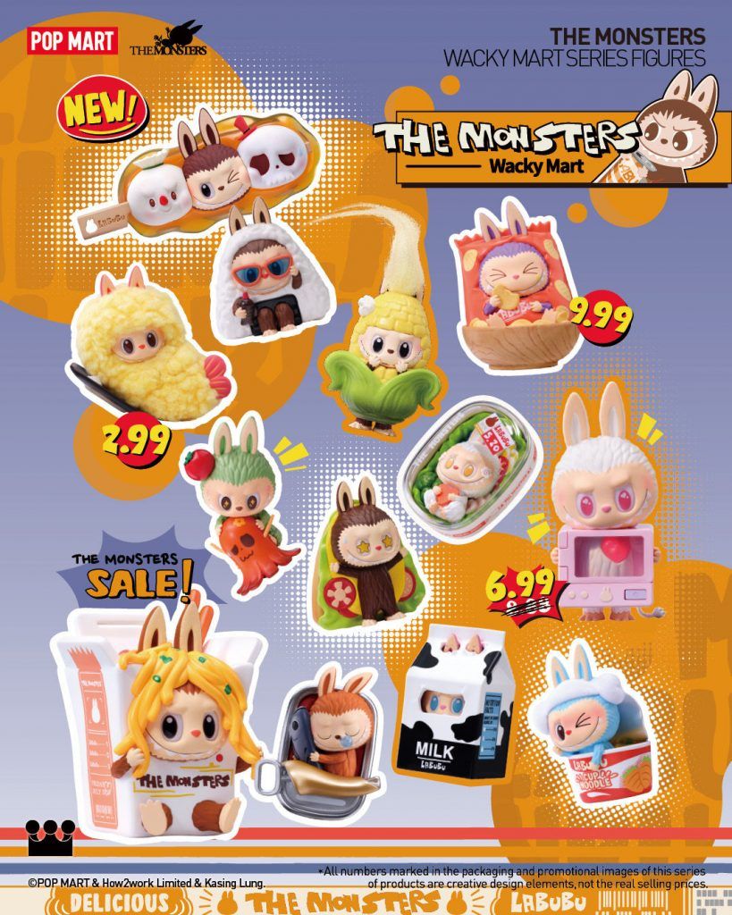 Pop Mart Blind Box - The Monster Labubu Wacky Mart Series