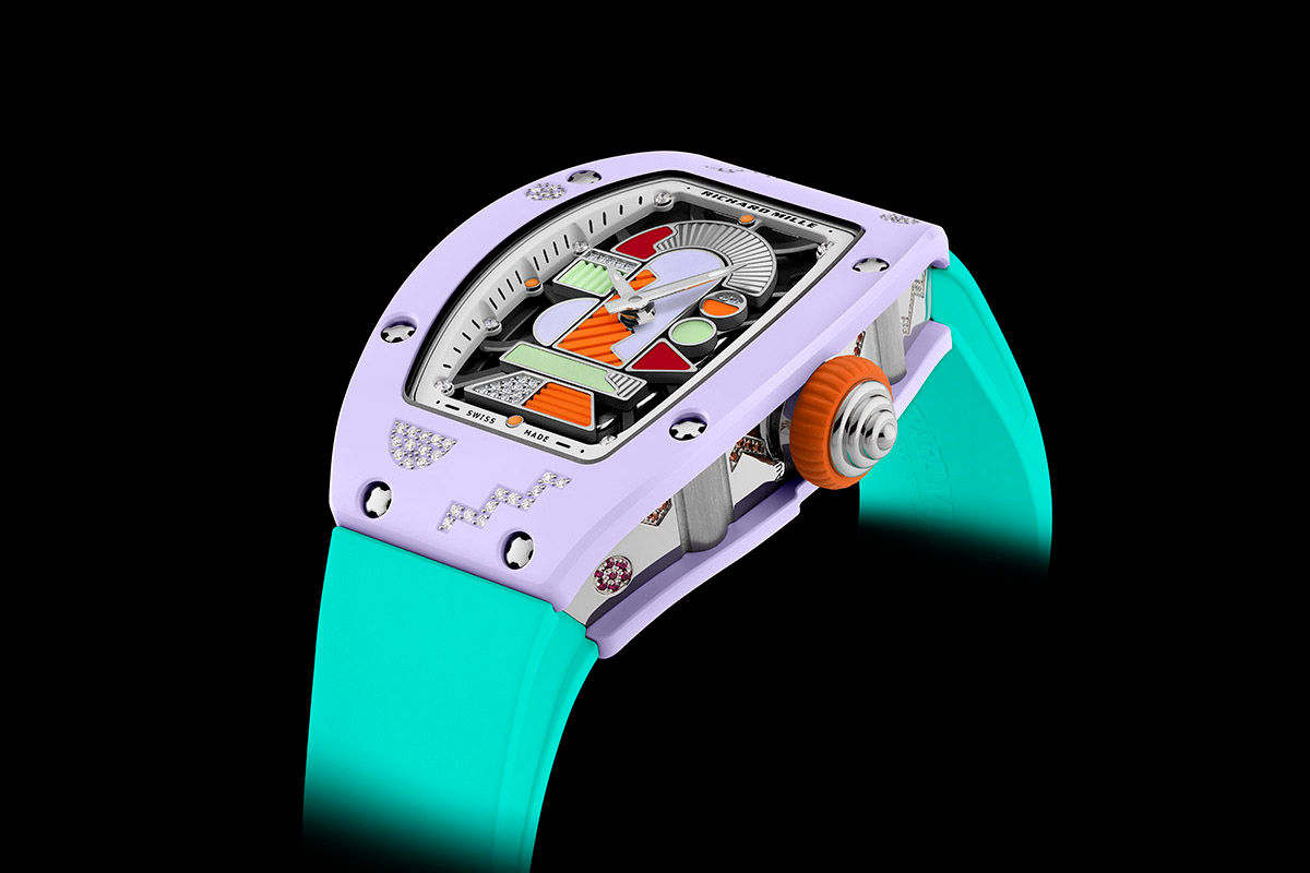 Richard Mille's New RM 07-01 Coloured Ceramics Collection Draws Inspiration From The 80s