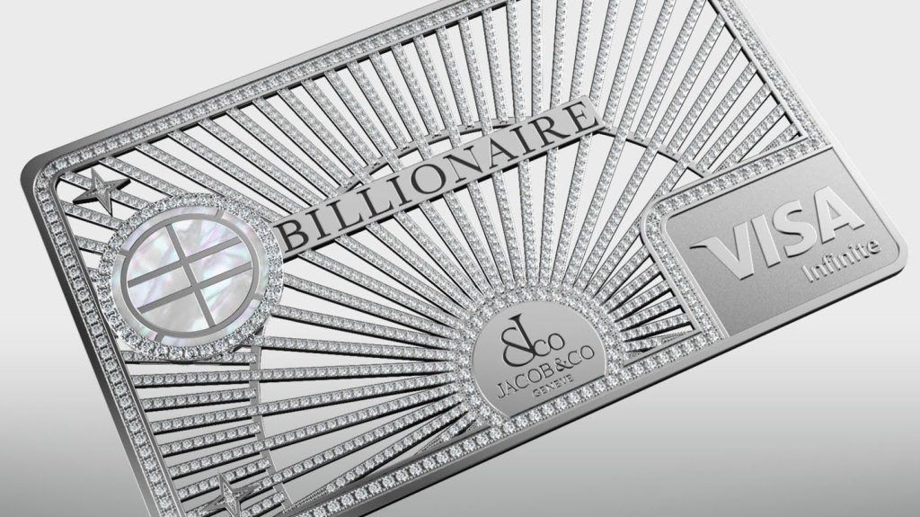 Introducing the Diamond Studded Billionaire Credit Card by Jacob & Co. and Billionaire