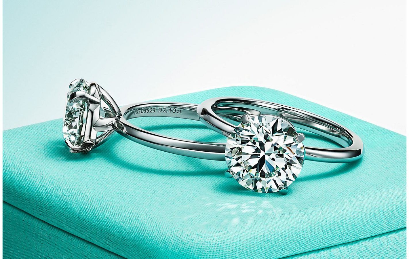 Tiffany & Co Legacy 0.45 tcw Cushion Diamond Platinum Engagement Ring | QD  Jewelry