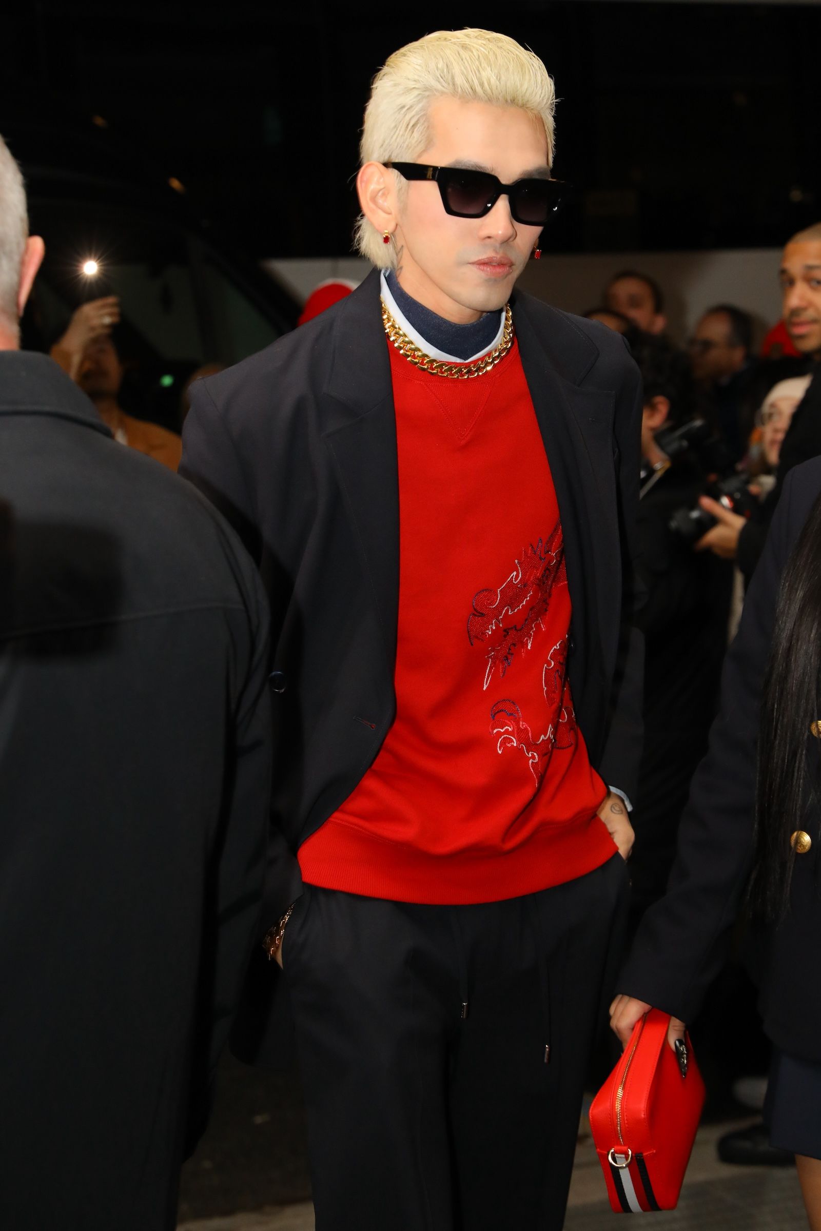G-Devith and Tep Boprek at Tommy Hilfiger's Runway Show in NYC ...