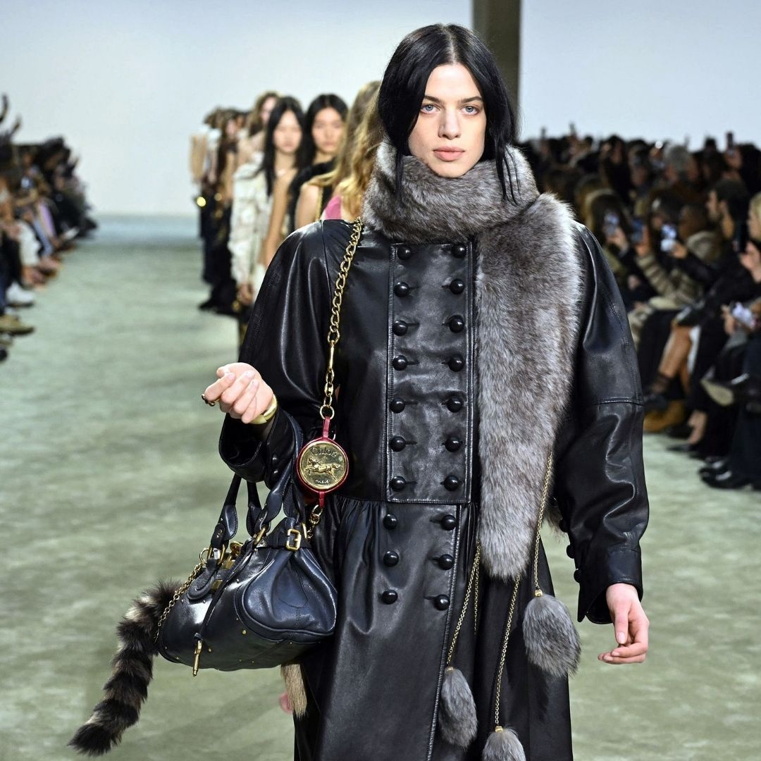 Faux fur makes a strong showing at Paris Women's Fashion Week 2025
